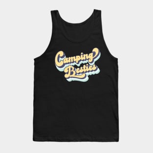 Retro Camping Besties Camping Lover Camper Gift Tank Top